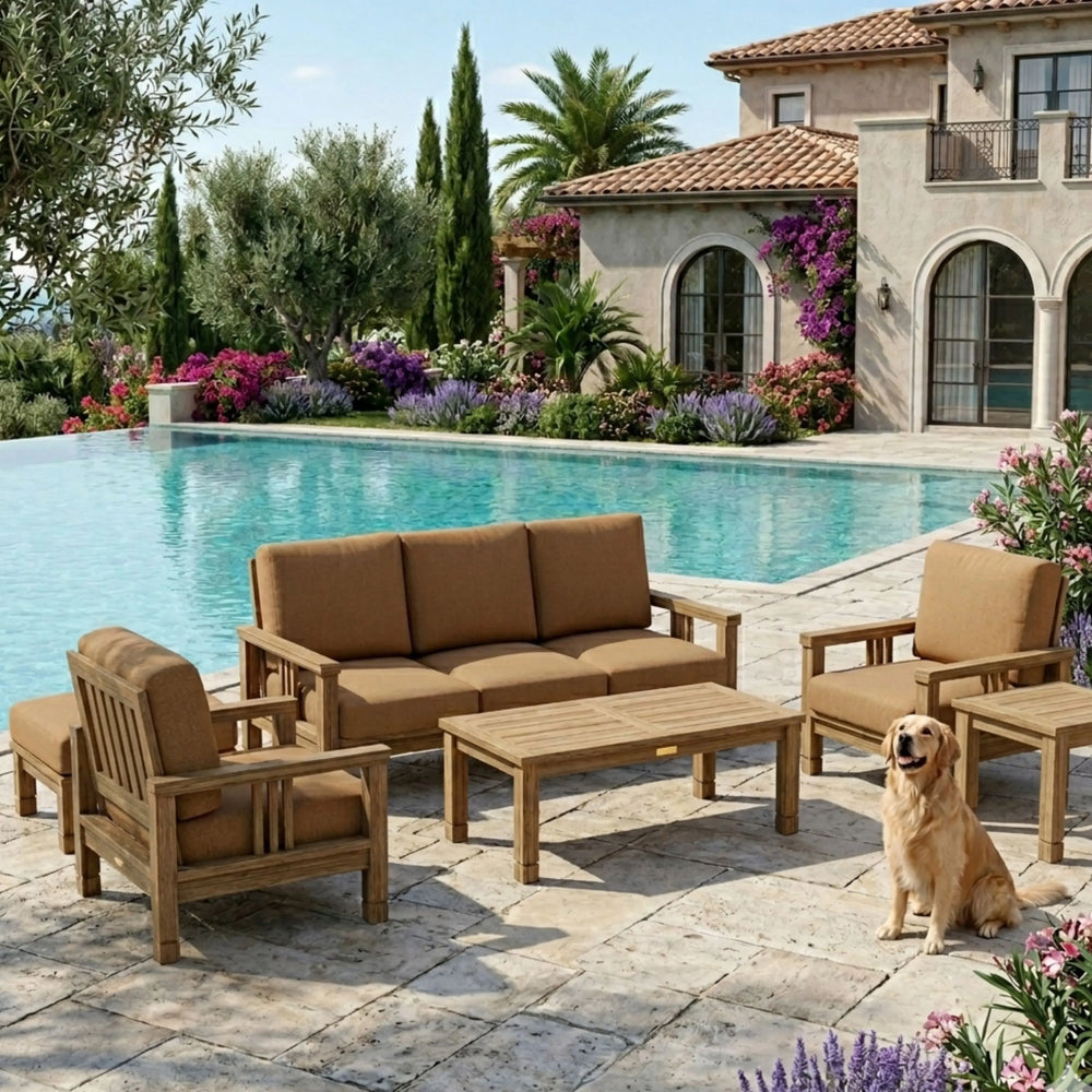 SouthBay Deep Seating 6-Piece Conversation Set (SET-253) - image 4