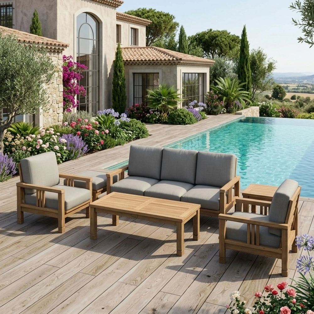 SouthBay Deep Seating 6-Piece Conversation Set (SET-253) - image 2