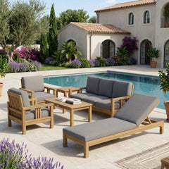 SouthBay Deep Seating 6-Piece Conversation Set (SET-254)
