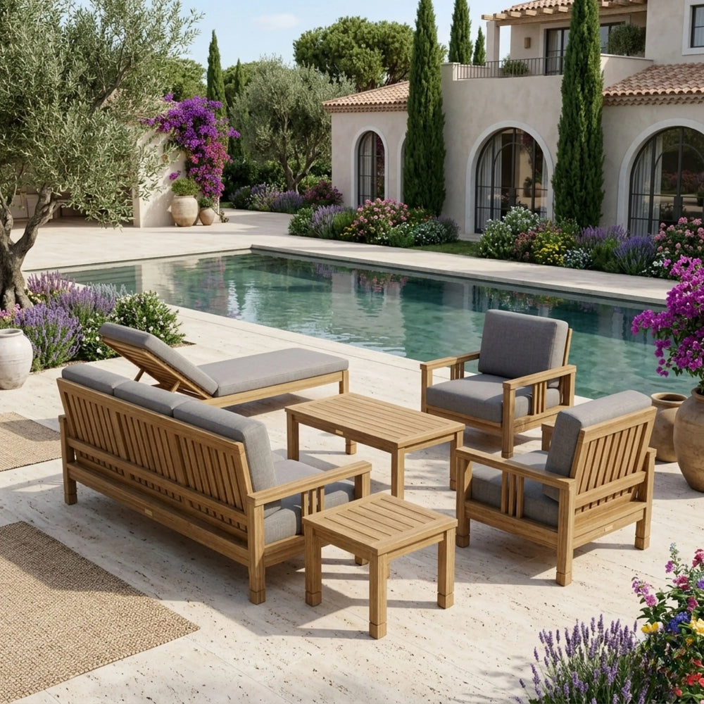 SouthBay Deep Seating 6-Piece Conversation Set (SET-254) - image 3