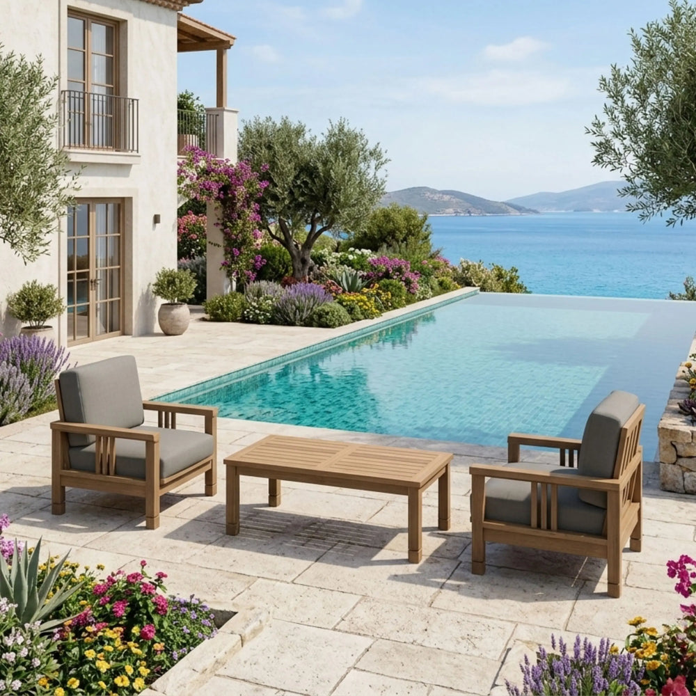 SouthBay Deep Seating 3-Piece Conversation Set (SET-257) - image 2