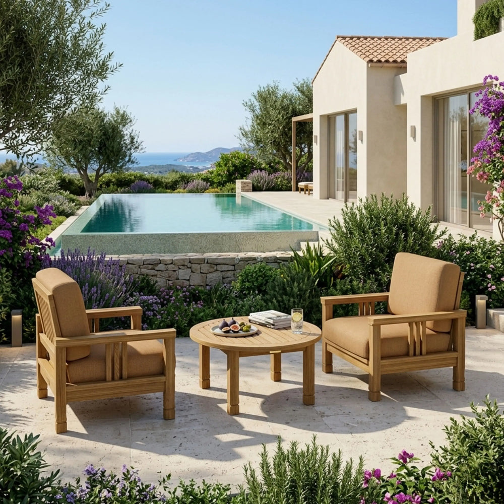 SouthBay Deep Seating 3-Piece Conversation Set (SET-256) - image 2