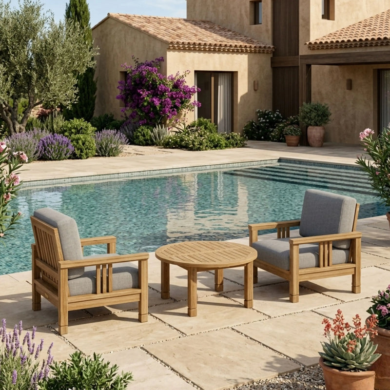 SouthBay Deep Seating 3-Piece Conversation Set (SET-256)