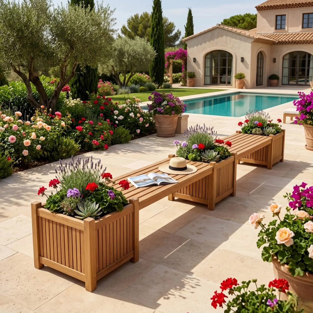 Planter Bench (2 bench + 3 planter box) - image 4