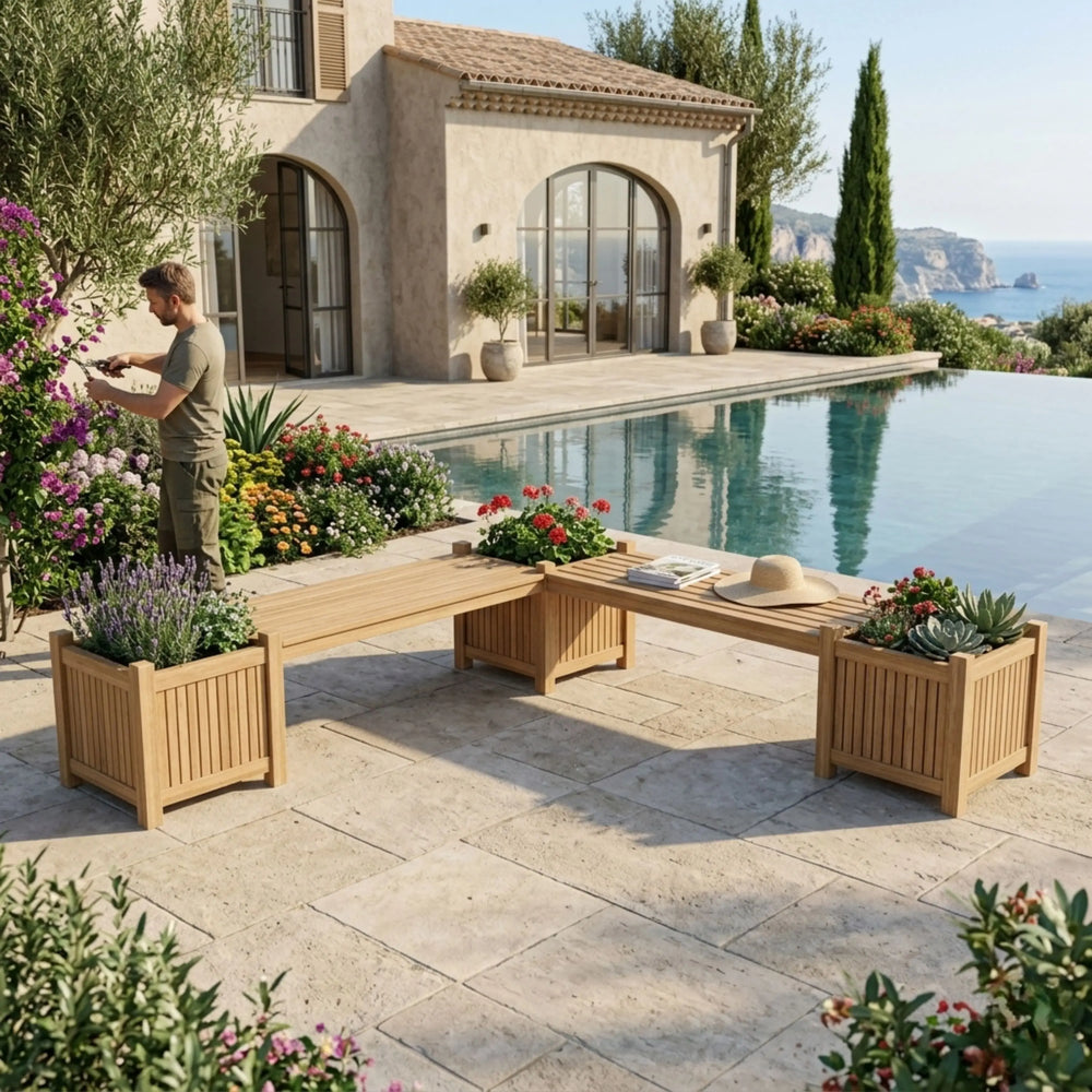 Planter Bench (2 bench + 3 planter box) - image 3
