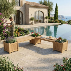 Planter Bench (2 bench + 3 planter box) - image 3