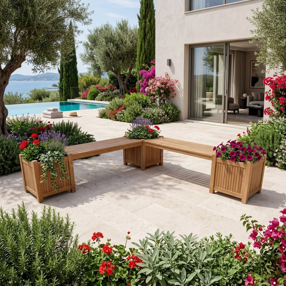 Planter Bench (2 bench + 3 planter box) - image 2