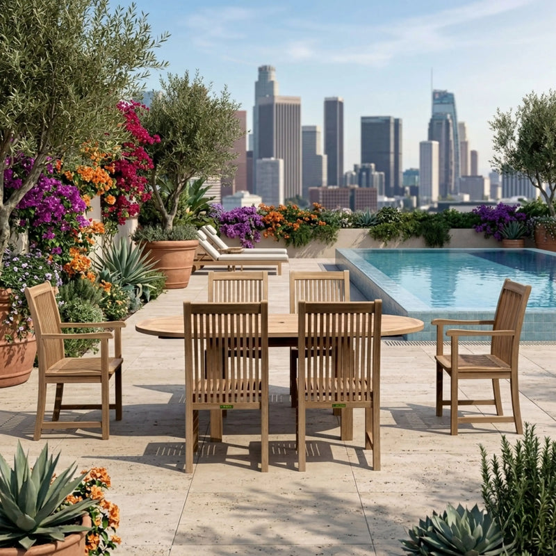 Bahama Chicago 7-Piece Dining Set (SET-29)