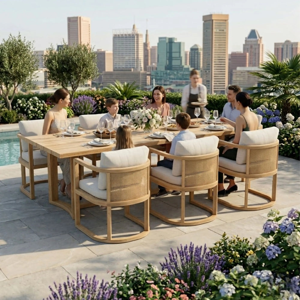 Junus 7-Piece Dining Table Set - image 5