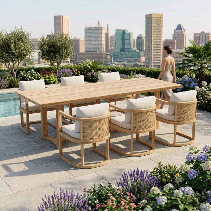 Junus 7-Piece Dining Table Set