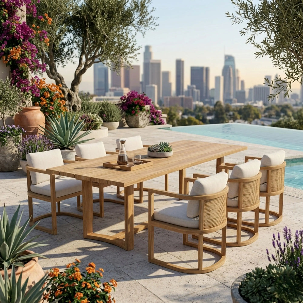 Junus 7-Piece Dining Table Set - image 4