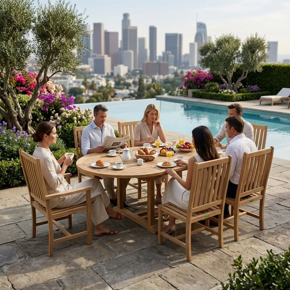 Bahama Wilshire 7-Piece Extension Dining Set - image 4