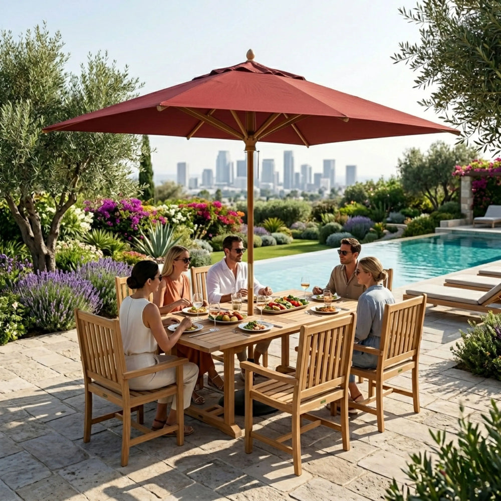 Bahama Wilshire Armchair 7-Piece Extension Dining Set - image 3