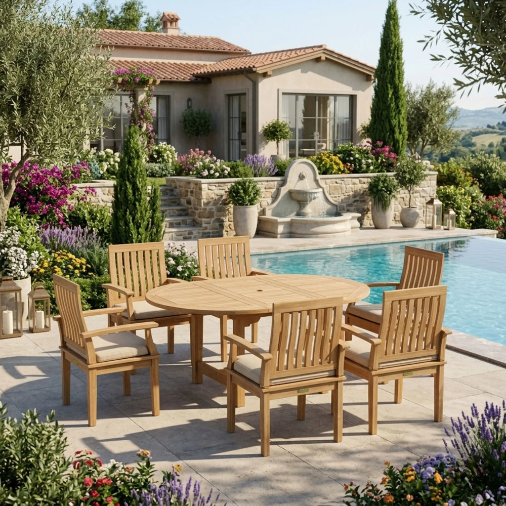Bahama Brianna 7-Piece Extension Dining Set - image 3