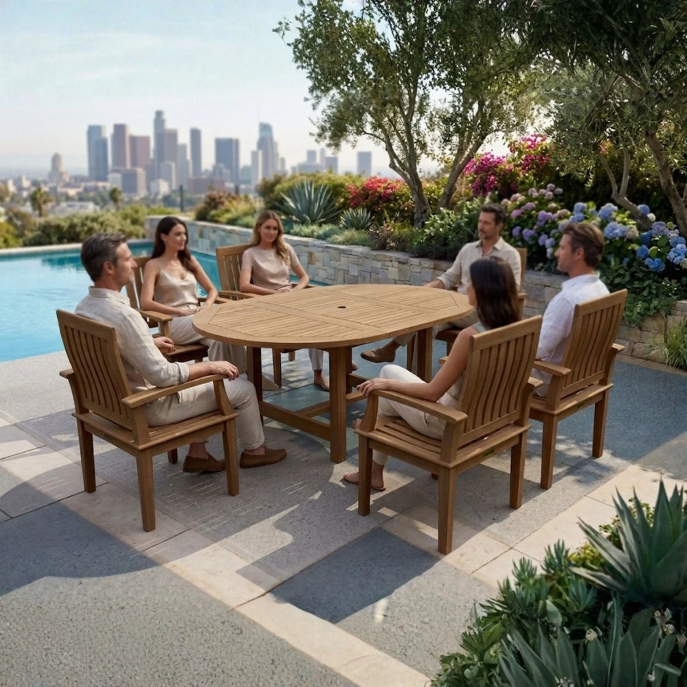 Bahama Brianna 7-Piece Extension Dining Set - image 4