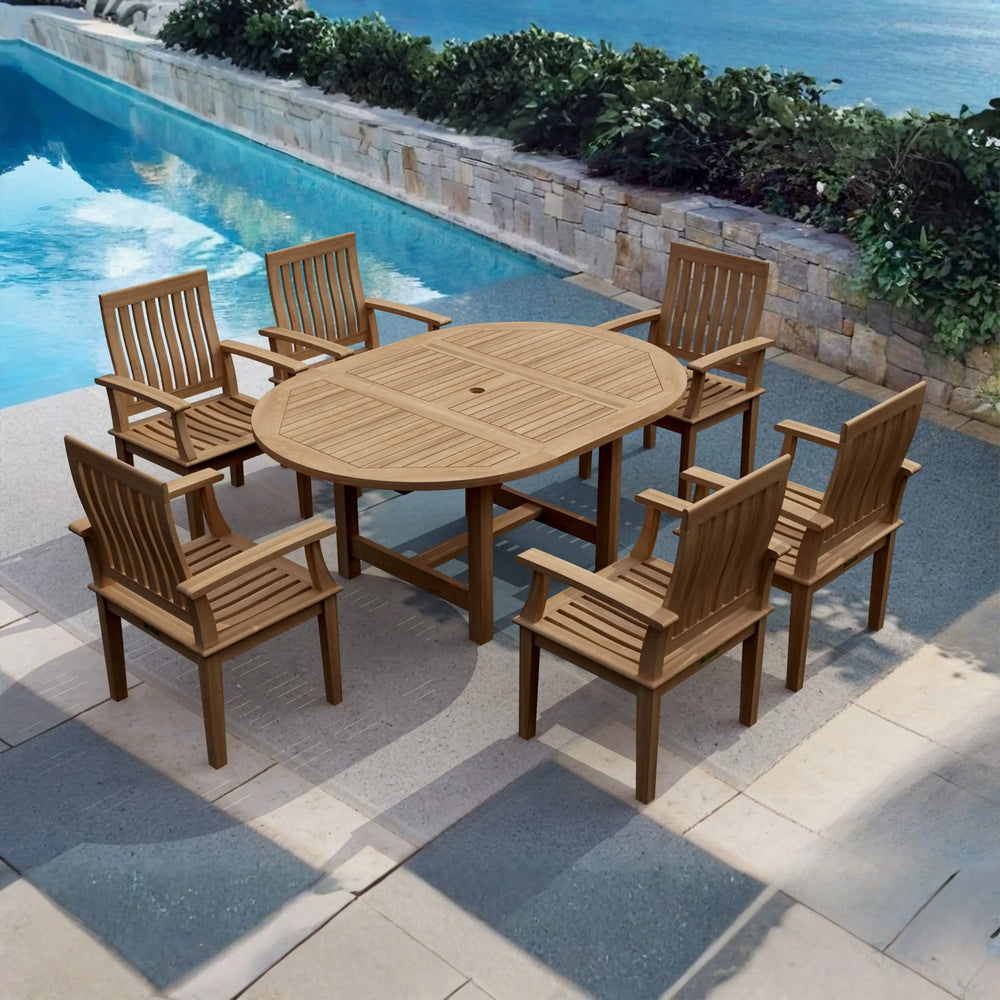 Bahama Brianna 7-Piece Extension Dining Set - image 5