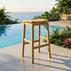 Winston Bar Chair in Teak