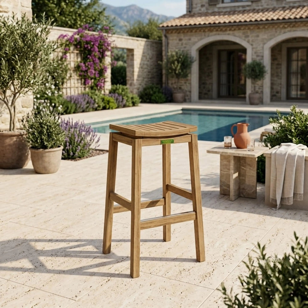 Winston Bar Chair in Teak