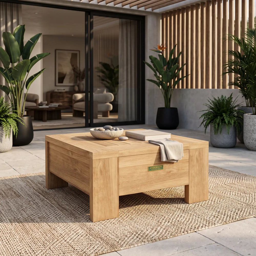 Madera Side Table in Teak
