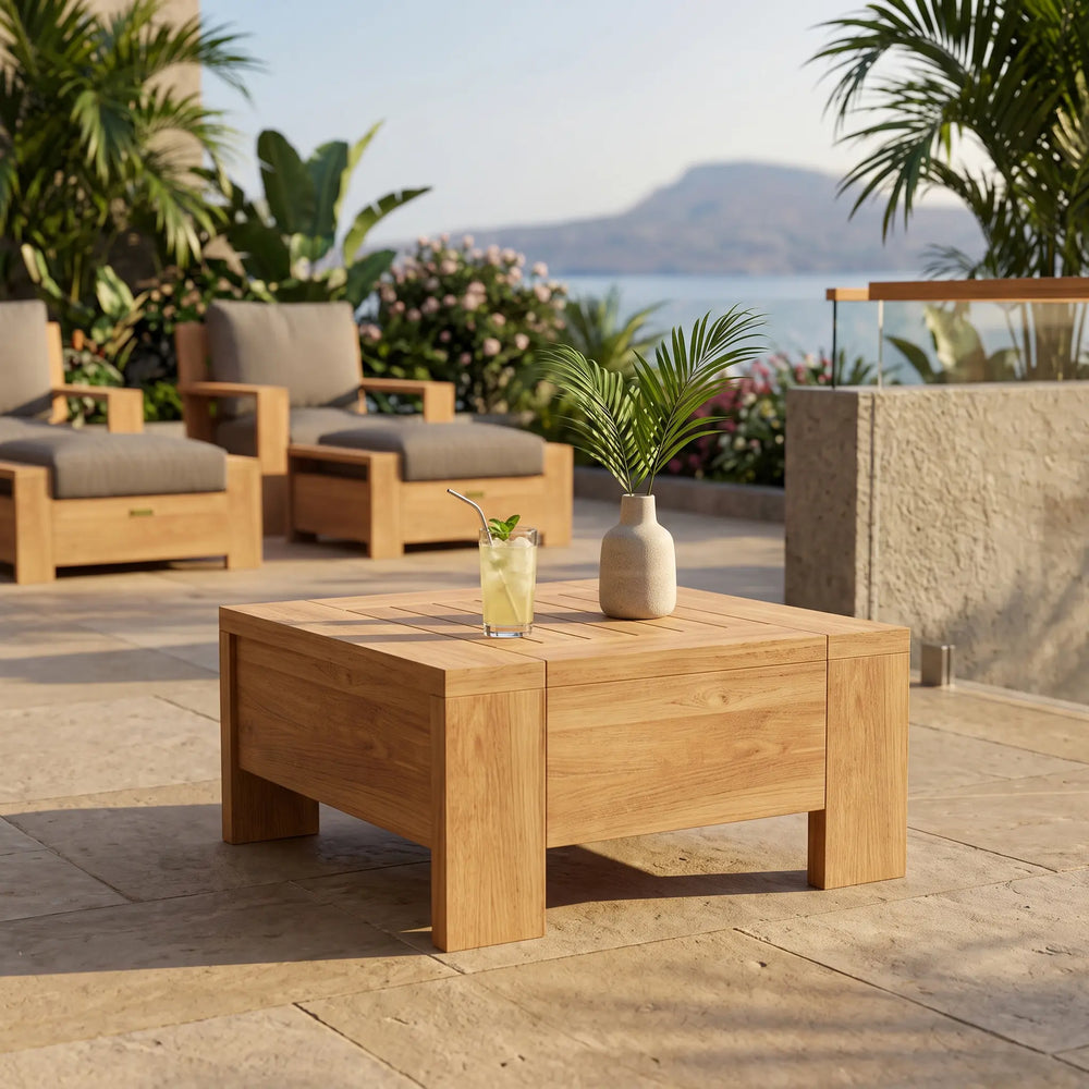 Madera Side Table in Teak