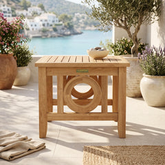 Natsepa Square Side Table in Teak