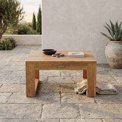 Straight Side Table in Teak