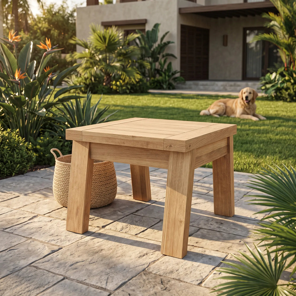 Palermo Side Table in Teak