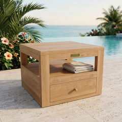 Copacabana Side Table in Teak