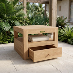 Copacabana Side Table in Teak