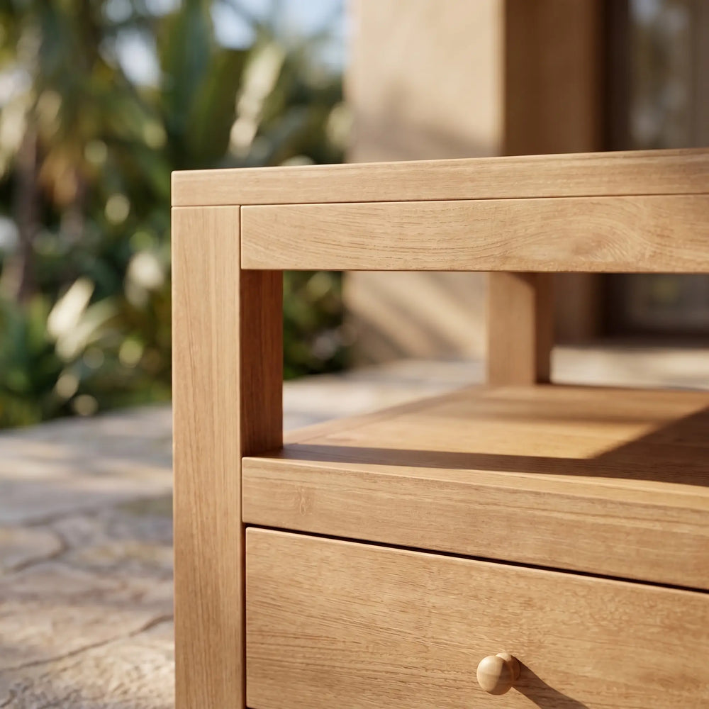 Copacabana Side Table in Teak