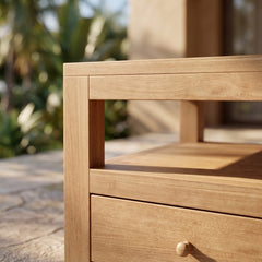 Copacabana Side Table in Teak