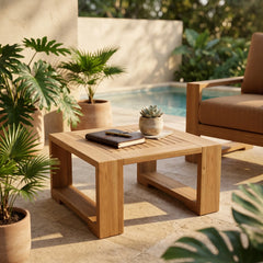 Capistrano Side Table in Teak