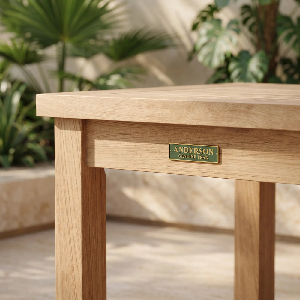 Bahama 20" Square Mini Table in Teak
