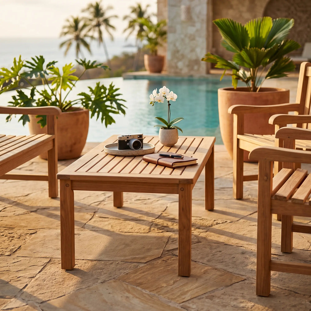 Bahama Rectangular Coffee Table in Teak