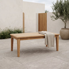 Brianna Rectangular Coffee Table in Teak
