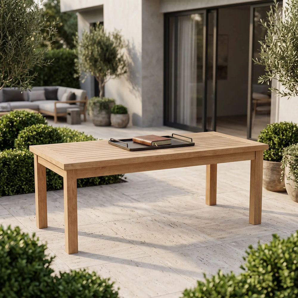 Montage Coffee Table 48"W 24"D 18"H in Teak