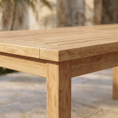 Montage Coffee Table 48"W 24"D 18"H in Teak