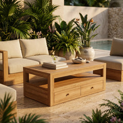 Copacabana Coffee Table in Teak