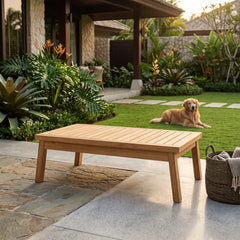 Palermo Rectangular Coffee Table in Teak