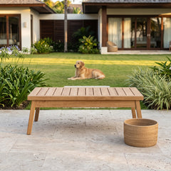 Palermo Rectangular Coffee Table in Teak