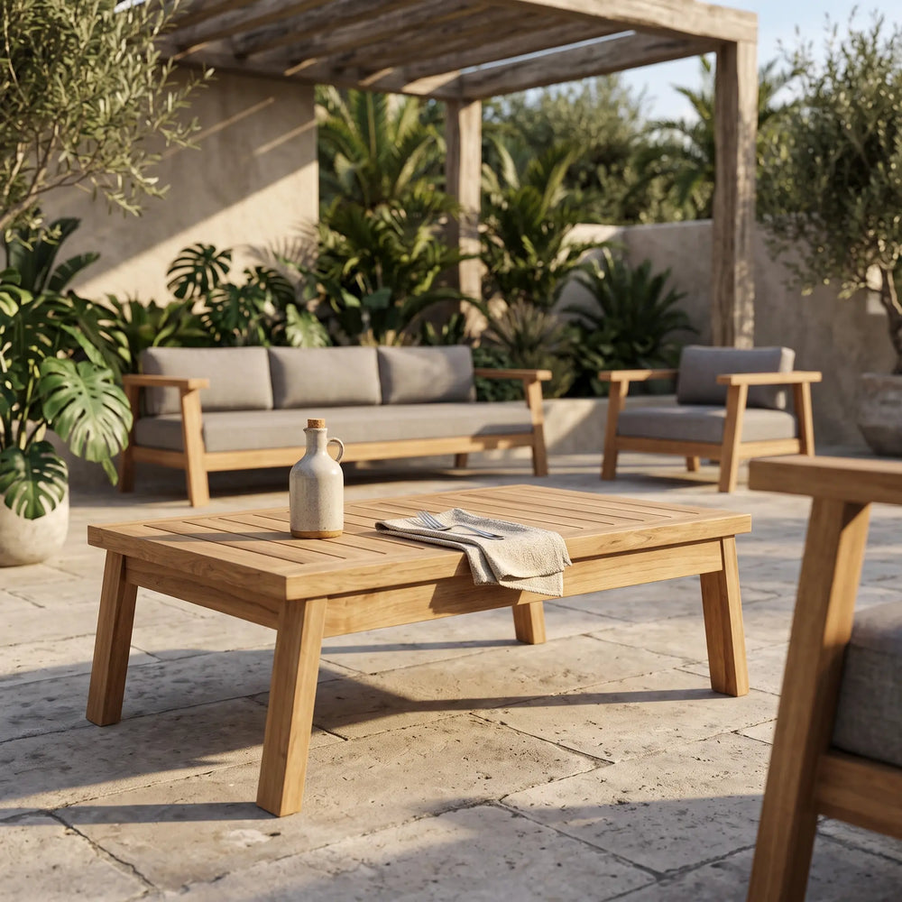 Palermo Rectangular Coffee Table in Teak