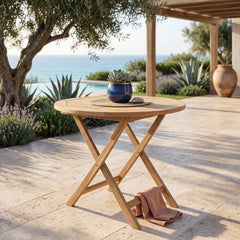 Bahama 35" Round Bistro Folding Table