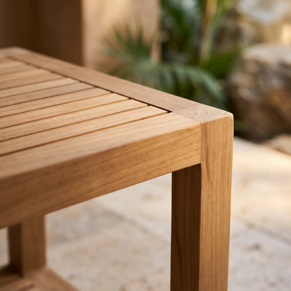 Windsor Side Table 2-Tier in Teak