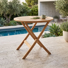 Chester 32" Round Folding Picnic Table