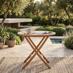Chester 32" Round Folding Picnic Table