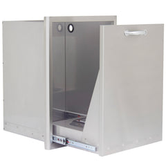 Blaze 18" Roll Out Trash Bin for Outdoor Kitchens - SKU: BLZ-TRLP-DRW-H