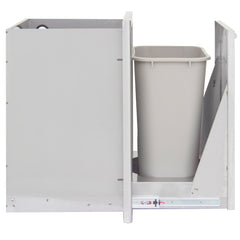 Blaze 18" Roll Out Trash Bin for Outdoor Kitchens - SKU: BLZ-TRLP-DRW-H