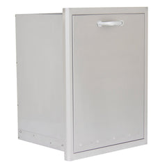Blaze 18" Roll Out Trash Bin for Outdoor Kitchens - SKU: BLZ-TRLP-DRW-H