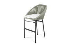 Rodona Outdoor Square Pub Table - Powder-Coated Aluminum Frame - image 3