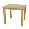 Bahama 35" Square Table Small Slats in Teak